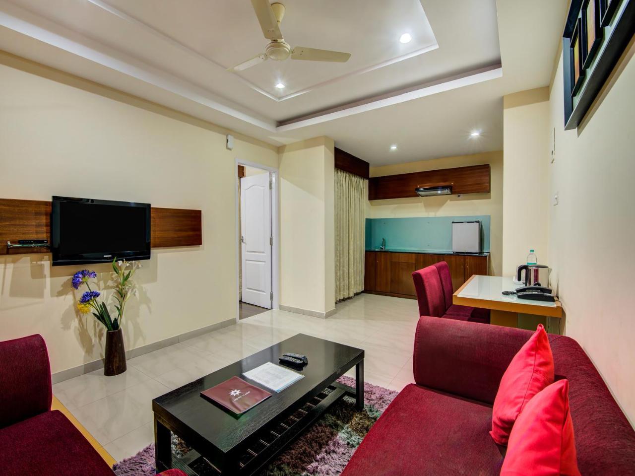 Gardeenia Comfortes Suites-Fully Vaccinated Staff Bangalore Luaran gambar